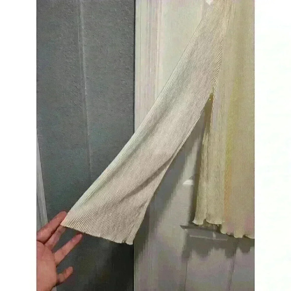 Vintage Pink Lily Size 2X Ivory Pleated Long-sleeved Blouse Top Made in USA NWOT - Picture 7 of 8